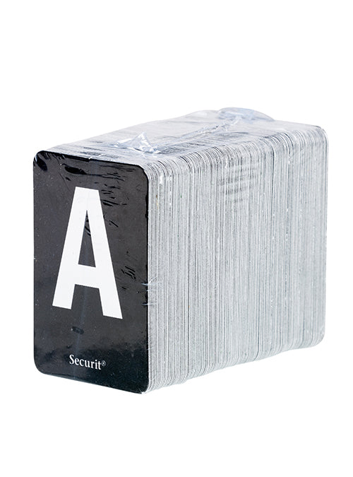 Securit Buchstabenleiste – 100 cm – schwarz