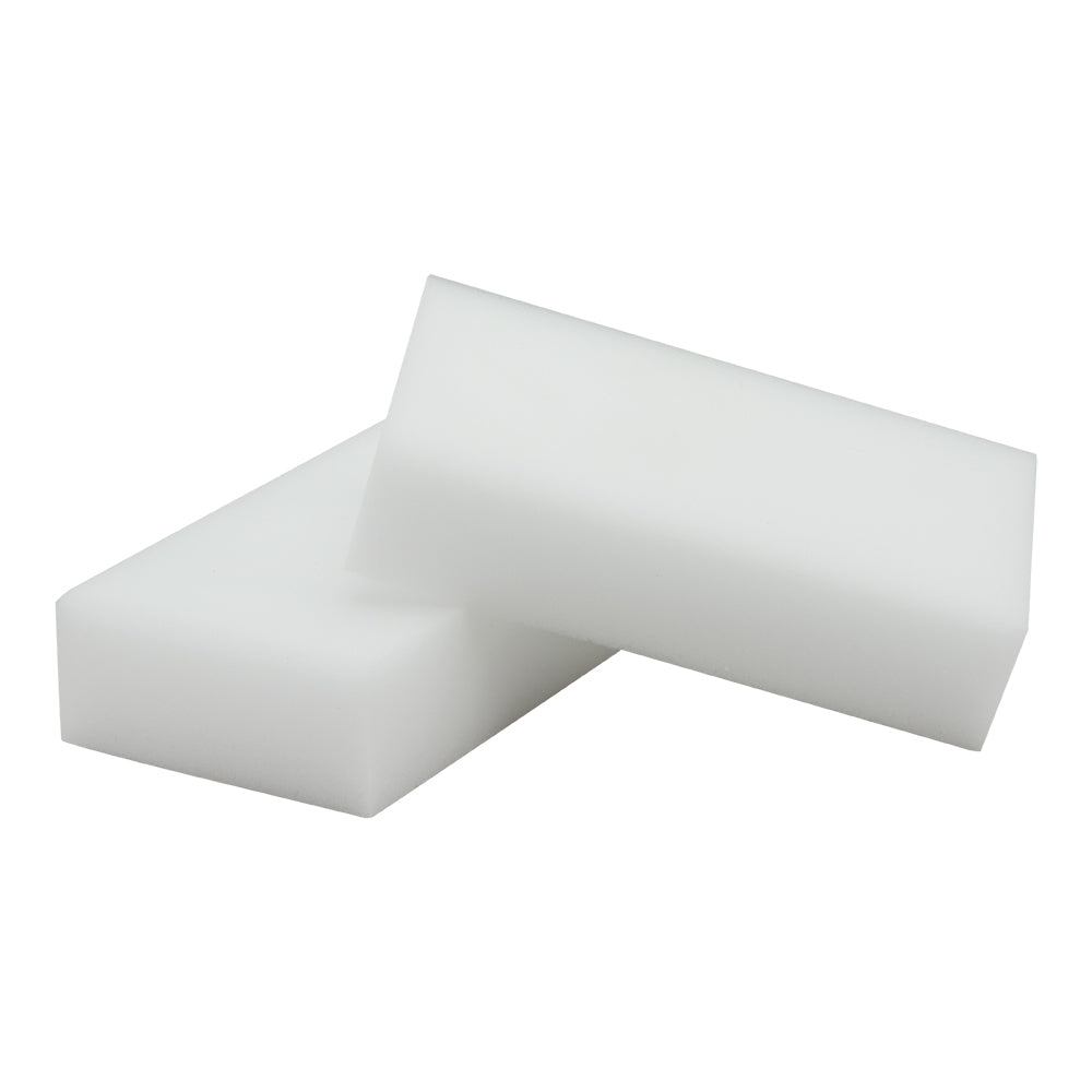 Securit Fleckenradierer SPONGE-2 – Melamin, Rechteckig, 16,5 × 11 × 3 cm, Weiss, 2 Stk.