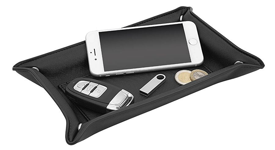 Wedo Schlüsselkasten 750 25001, Kunstleder, Schwarz