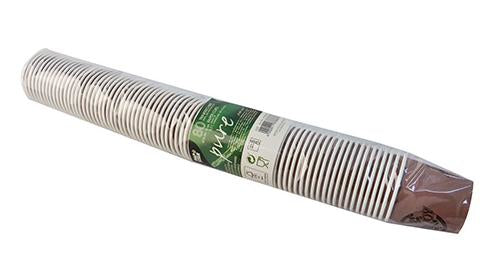 Papstar Trinkbecher Pure, Papier – 1 dl, Lila – 80 Stk.