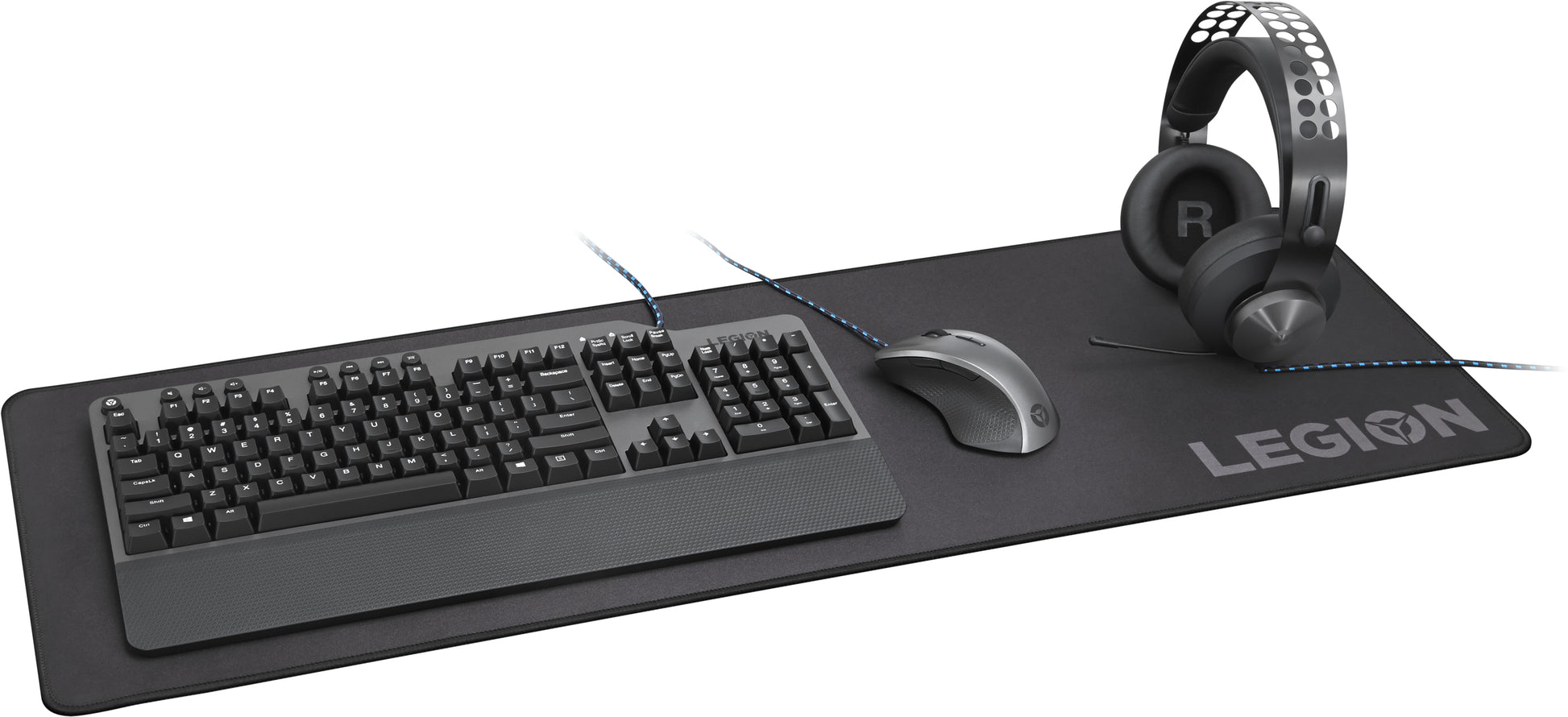 Lenovo Legion – Gaming-Mauspad – XL – Schwarz – 900 × 300 mm