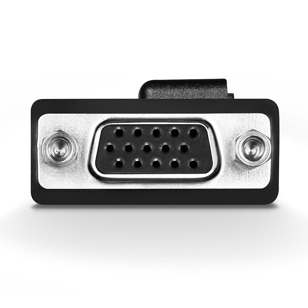 Lindy 32121 Adapter HDMI zu VGA – 4K (3840 × 2160), 1× HDMI, 1× VGA (D-Sub), Schwarz