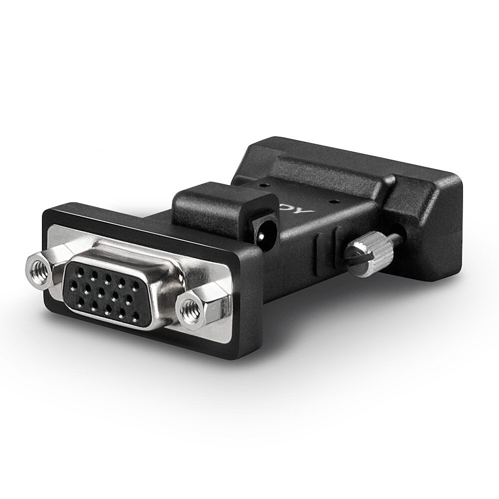 Lindy 32121 Adapter HDMI zu VGA – 4K (3840 × 2160), 1× HDMI, 1× VGA (D-Sub), Schwarz
