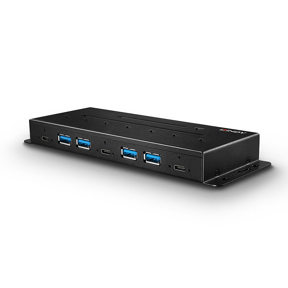 Lindy 43275 USB-Hub – USB-A, 4× USB-A, 3× USB-C