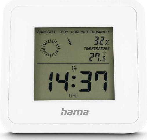 Hama Borneo – Thermo-/Hygrosensor, Display – Weiss