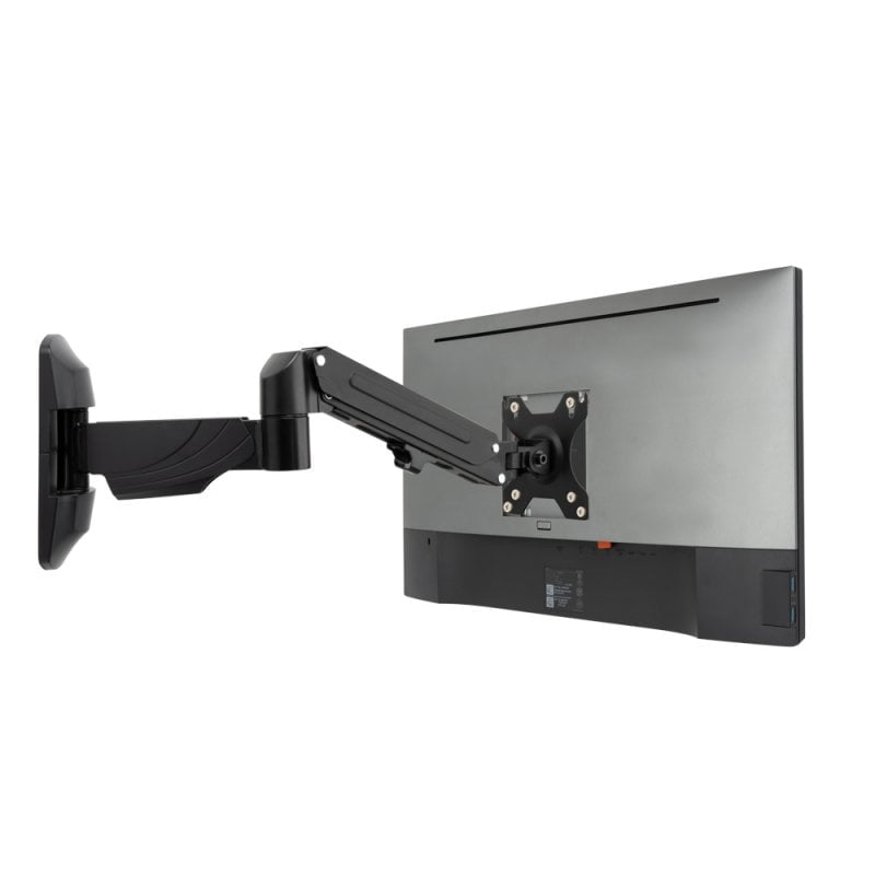 Lindy 40712 – Monitor-Wandhalterung – 13–32" – VESA 75×75/100×100 mm – bis 9 kg/Monitor – Schwarz