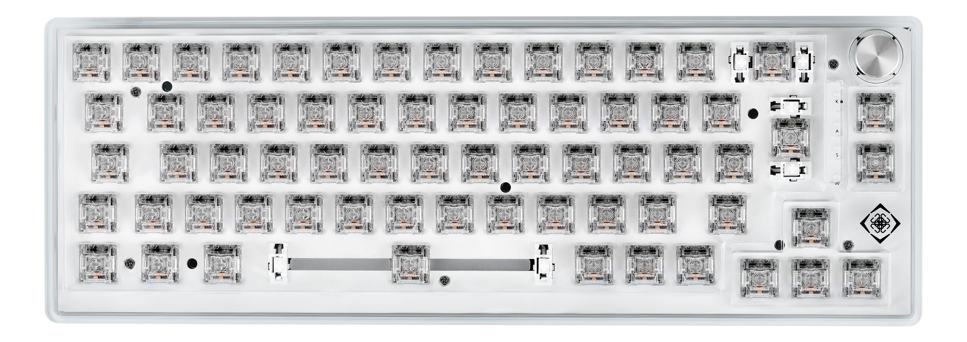 Deltaco Gaming GAM-160-T-CH – Gaming-Tastatur 65% – Mechanisch – QWERTZ (CH) – RGB – Ohne Ziffernblock