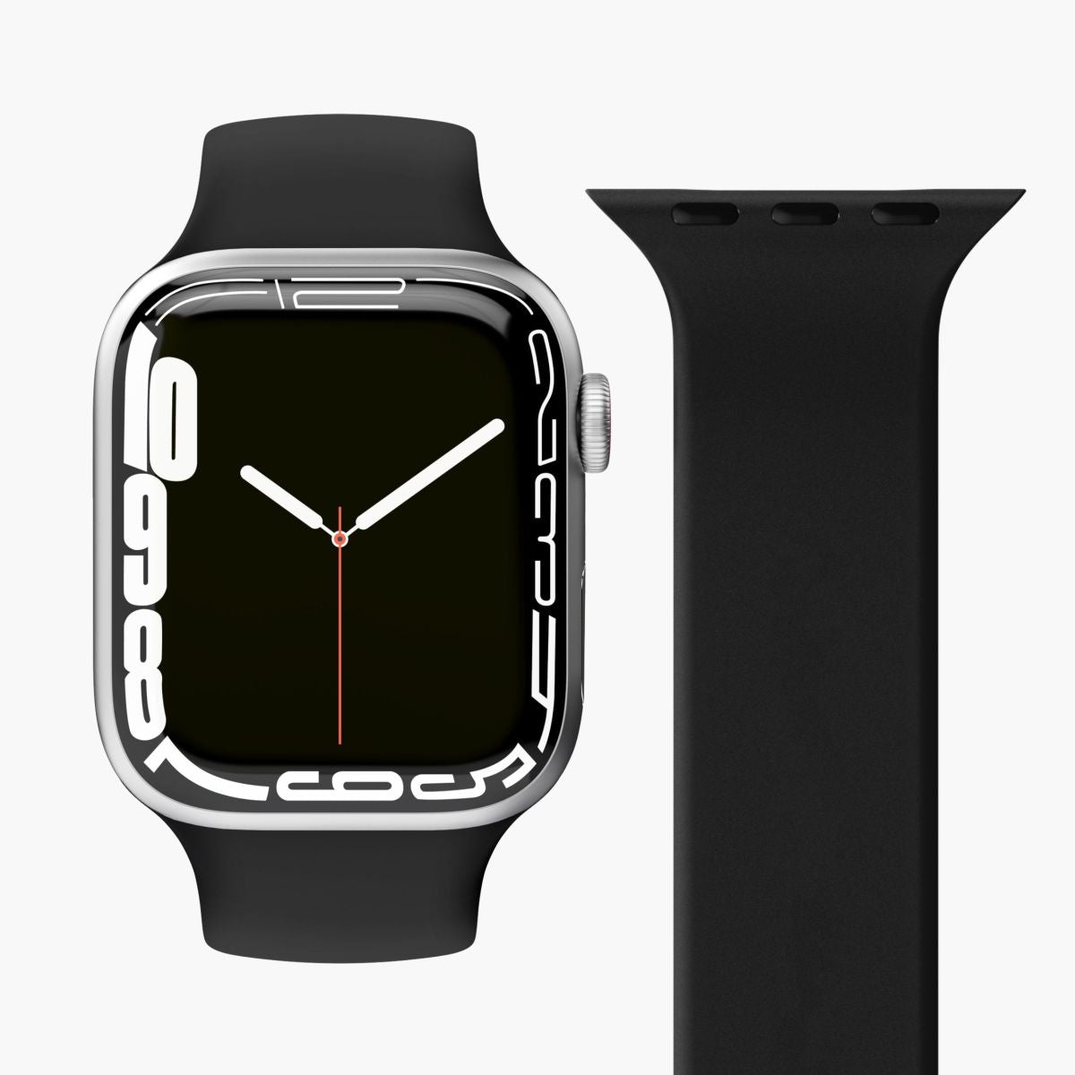 Vonmählen Watch Ultra 49 mm – Solo Loop, Schwarz, für Apple Watch Ultra