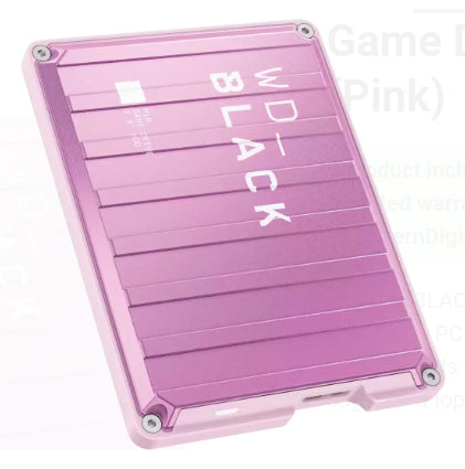 Western Digital Black P10 Game Drive Speichergerät – 2 TB, Pink