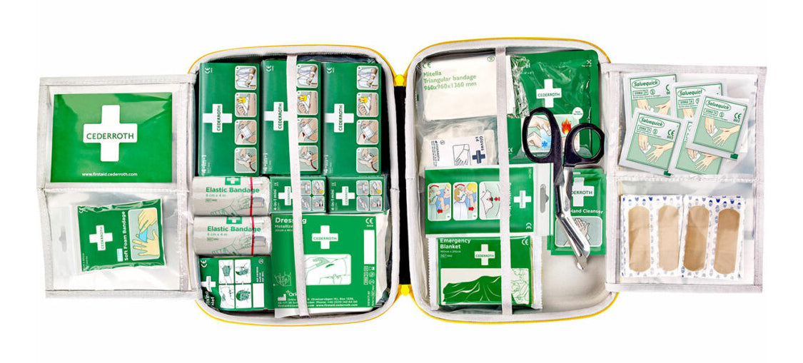 Cederroth Erste-Hilfe-Set gross Softcase – gefüllt – 310 × 247 × 80 mm