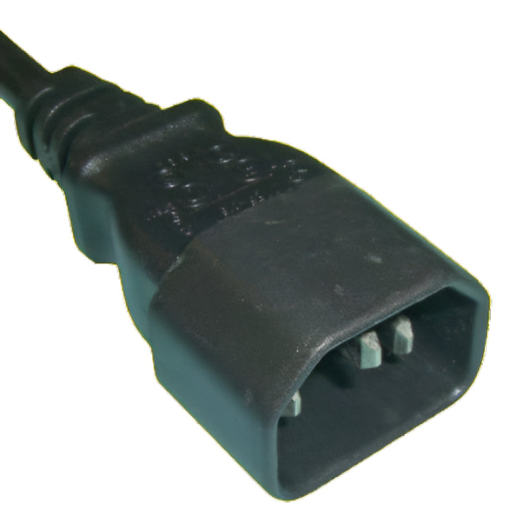 Diggelmann Netzkabel, IEC C14 auf T13, 1,5 m, Schwarz
