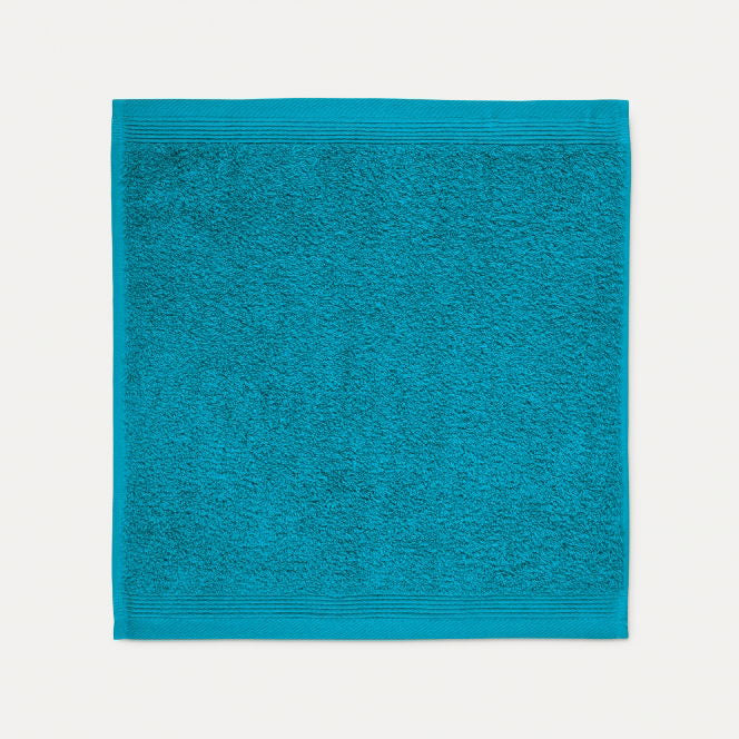 Möve Waschlappen Superwuschel – 30×30 cm, Baumwolle, Blaugrün