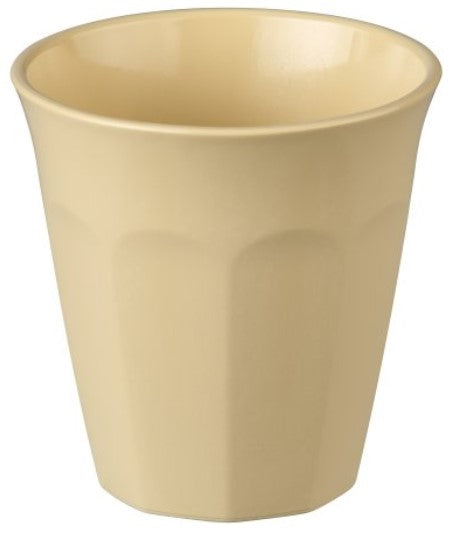 Koziol Becher Nora S – 150 ml, Ø 7,9 cm, Kunststoff (biozirkulär), Gelb, spülmaschinenfest, bruchfest