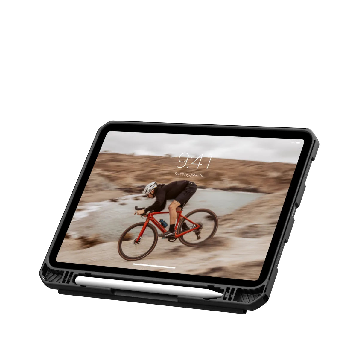 Urban Armor Gear UAG Essential Armor Tastatur-Case für iPad 10,9" (10. Gen.) – stossfest, mit Pen-Loop – Schwarz