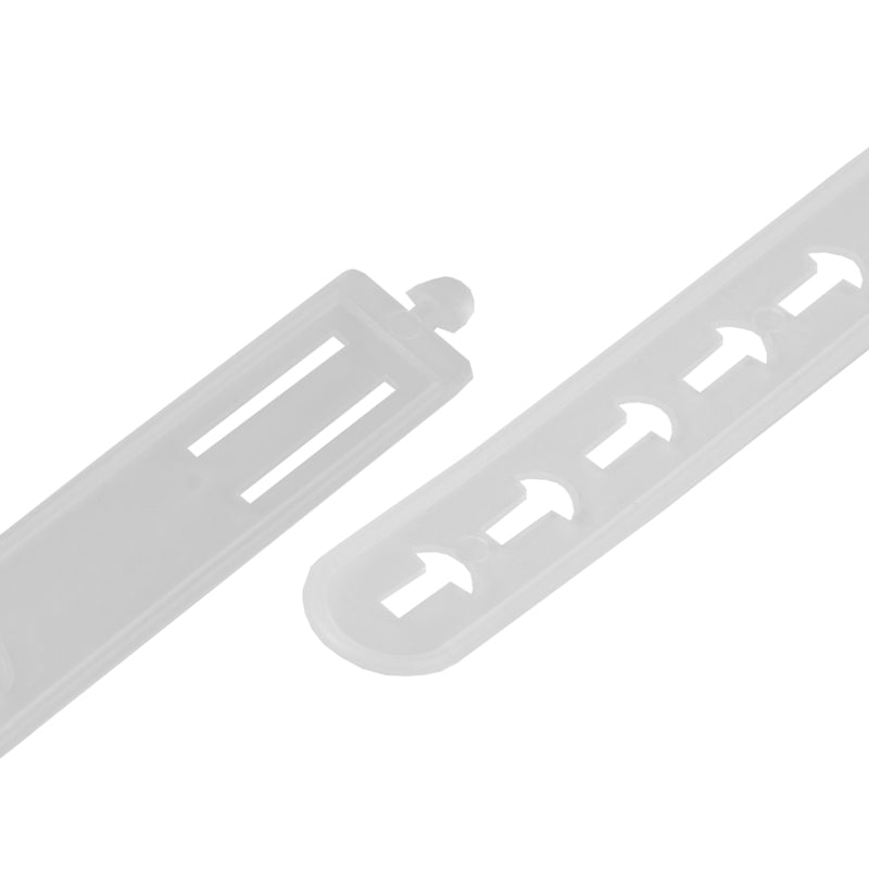 Steffen Kabelbinder, 130×15,5 mm, 100er-Pack, lösbar, wiederverwendbar, halogenfrei – weiss