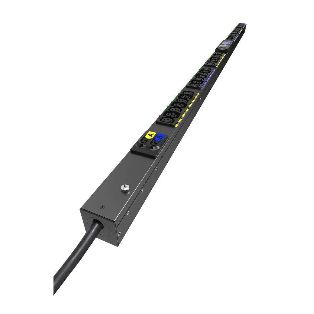 Eaton PDU G4 MA Rack-PDU 7400 W Managed – 0U, CEE 32A 1Ph – C13×24, C39×18, RJ-45×4, USB×2 – schwarz