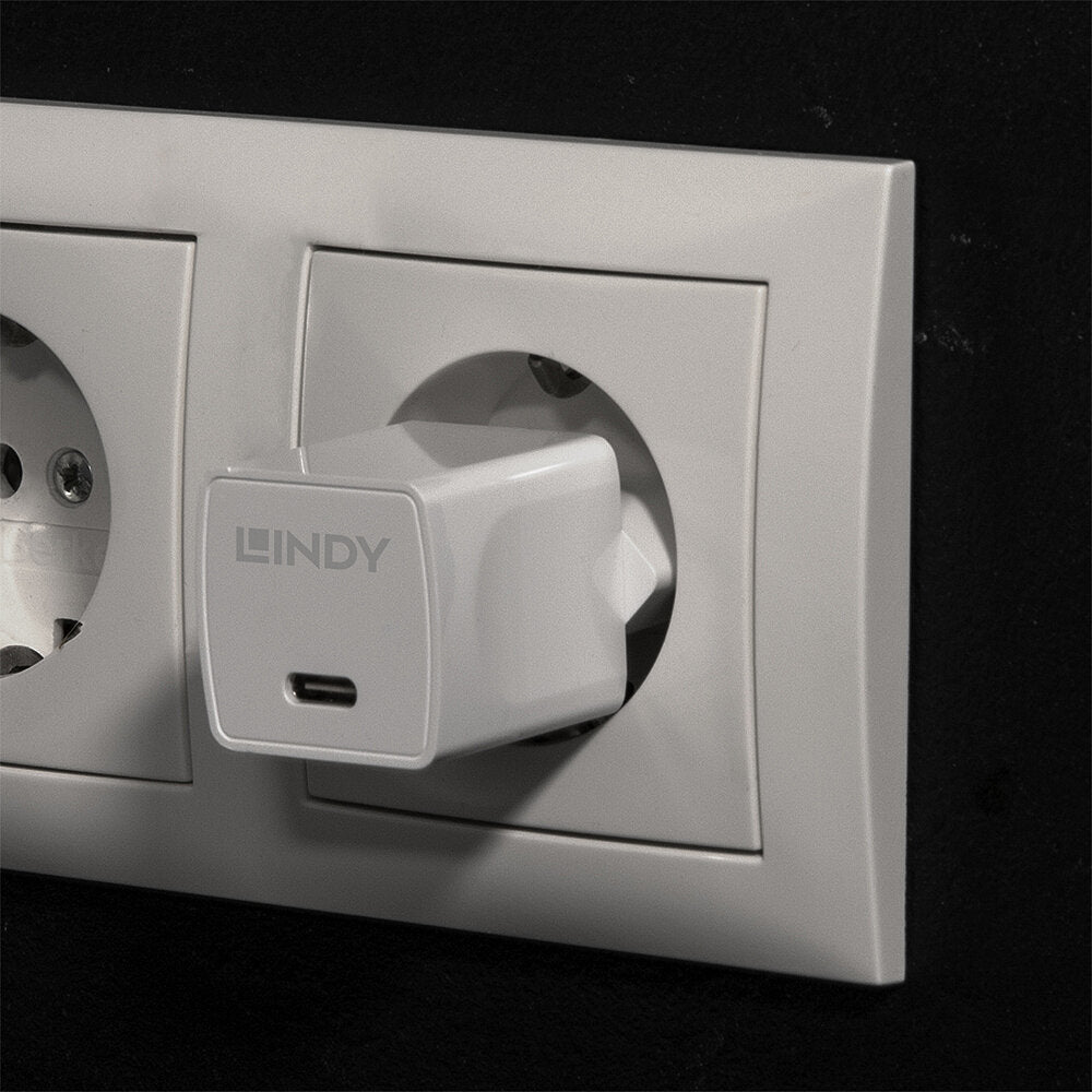 Lindy Ladegerät (EU) – 20 W, 1× USB-C, PD