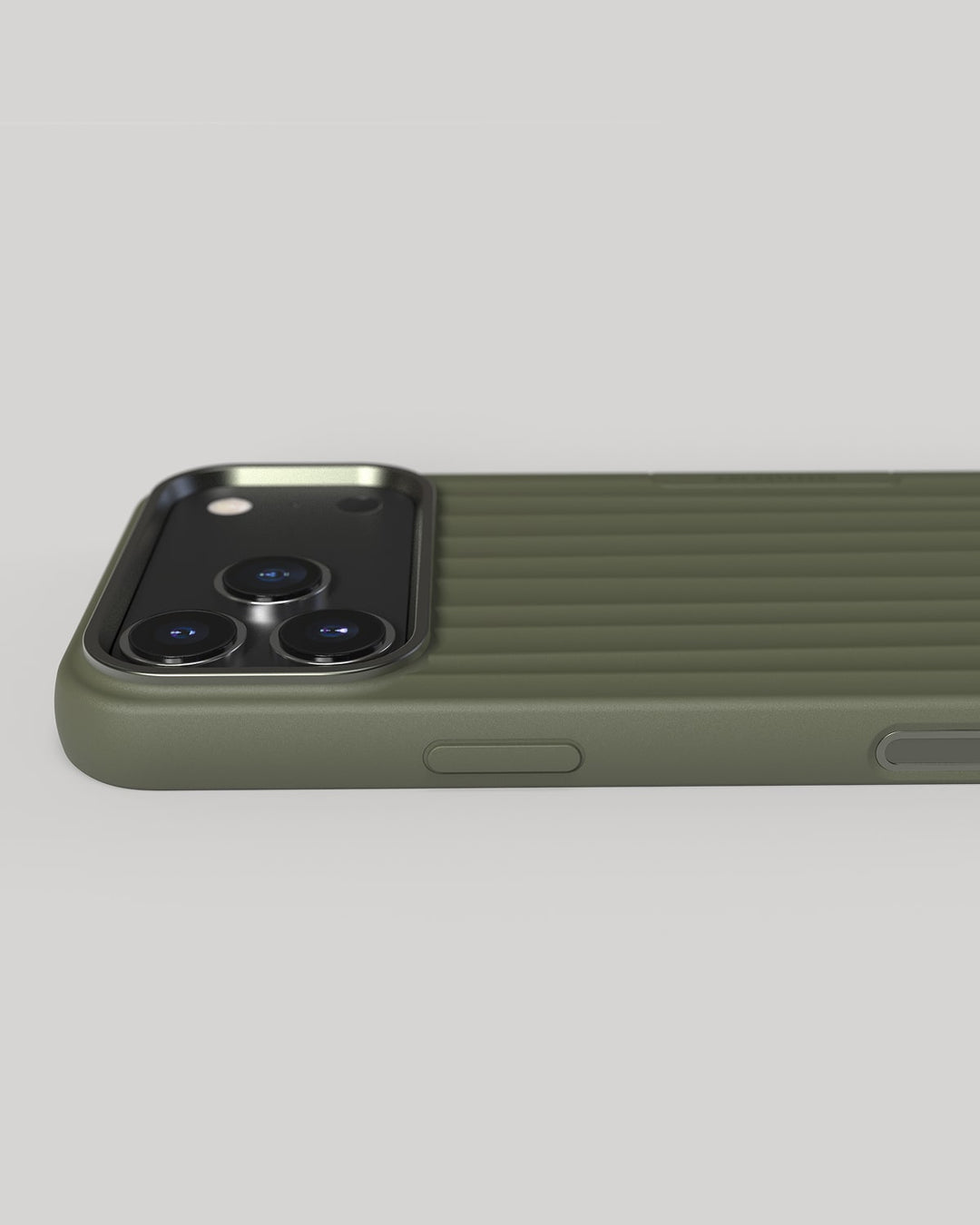 Nudient – Backcover – für Apple iPhone 17 Pro Max – olive – MagSafe-kompatibel