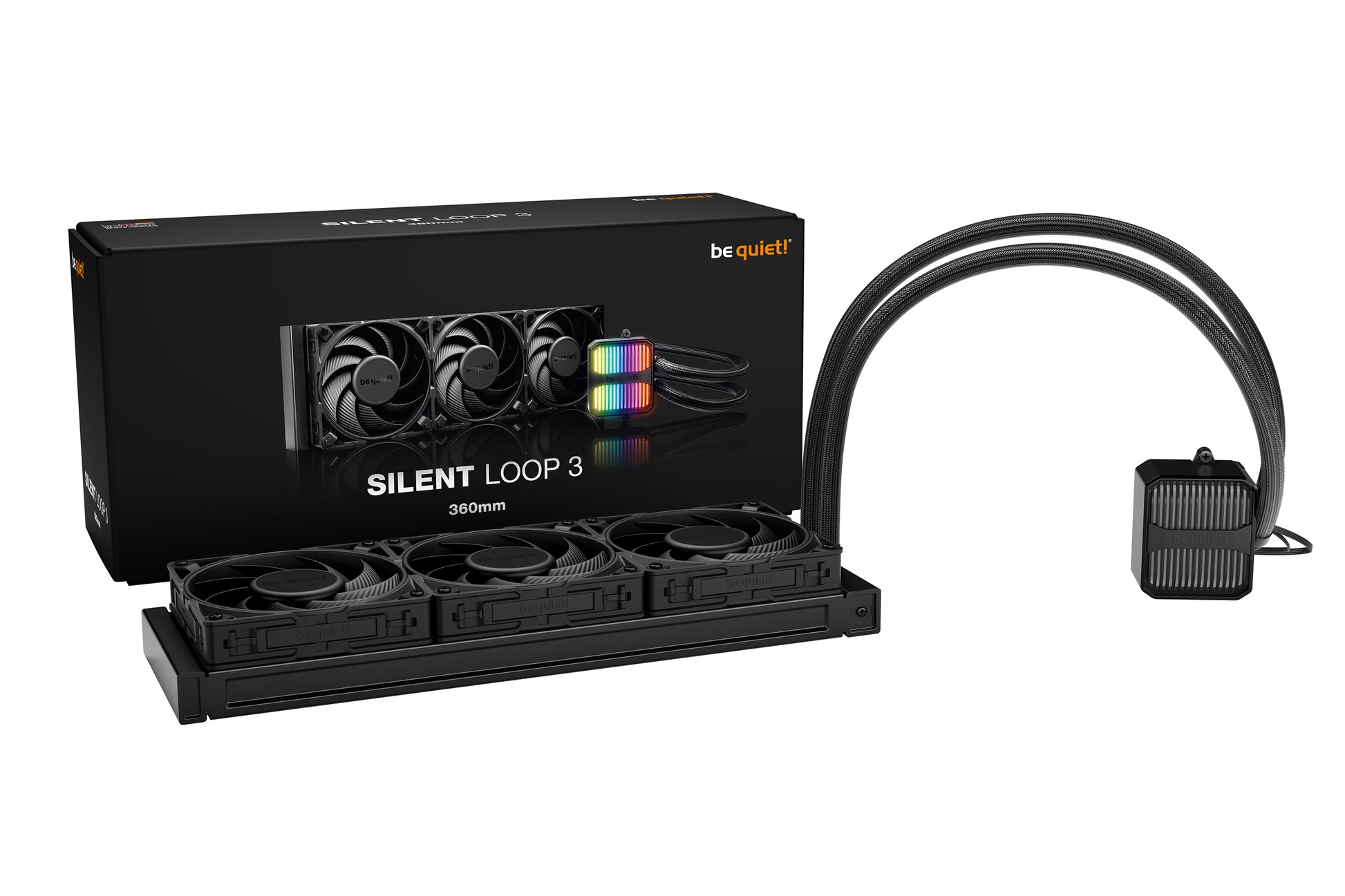 be quiet! be quiet Silent Loop 3 360 mm – All-in-One-Kühler – 3×12 cm Lüfter, für LGA 1851, LGA 1150, LGA 1151 und andere