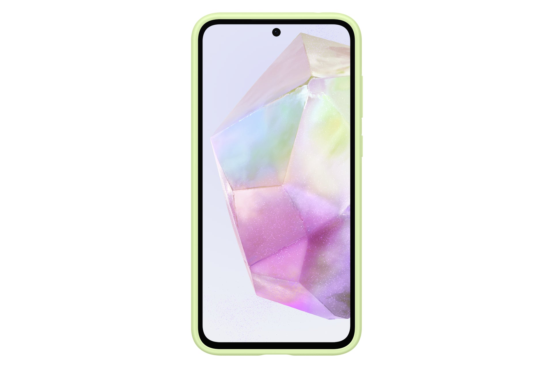 Samsung Backcover – für Samsung Galaxy A35 5G – Limette – TPU, mit Kartenfach