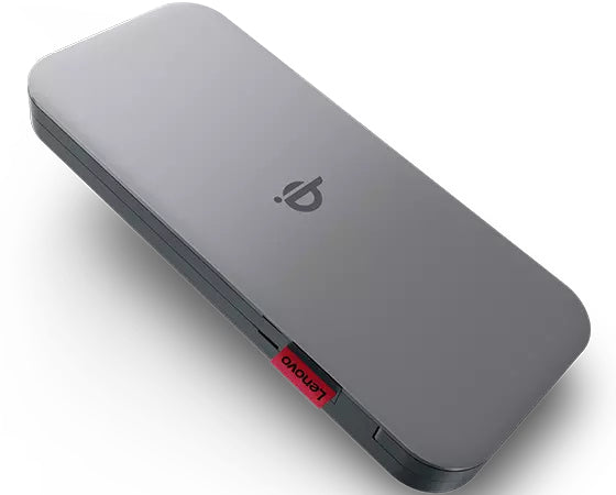 Lenovo Wireless Powerbank 10'000 mAh – 30 W PD, 2× USB-C, grau