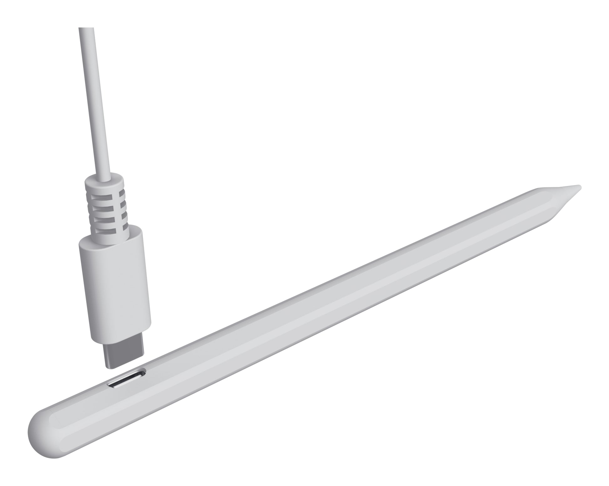 Trust Kyna Active Eingabestift – für iPad (2018+, Pro), Aluminium, Weiss