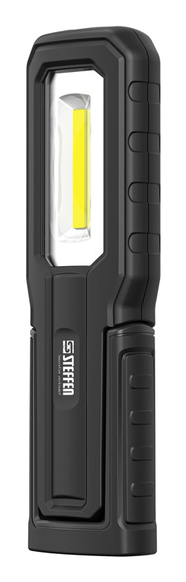 Steffen Arbeitsleuchte 65 00167 – 600 lm, 5 W, Akku 2000 mAh, IP54 – Schwarz