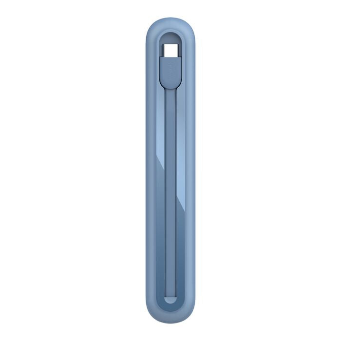 Belkin Powerbank 20000 mAh, PD 30 W, integriertes USB-C-Kabel, Blau