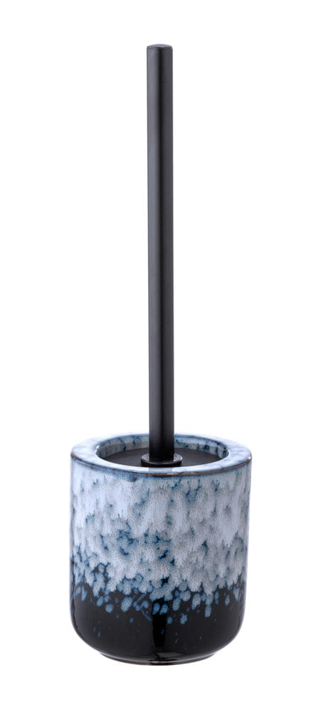 WENKO WC-Bürstenset – Keramik, Blau, H 38 cm, Ø 7,5 cm