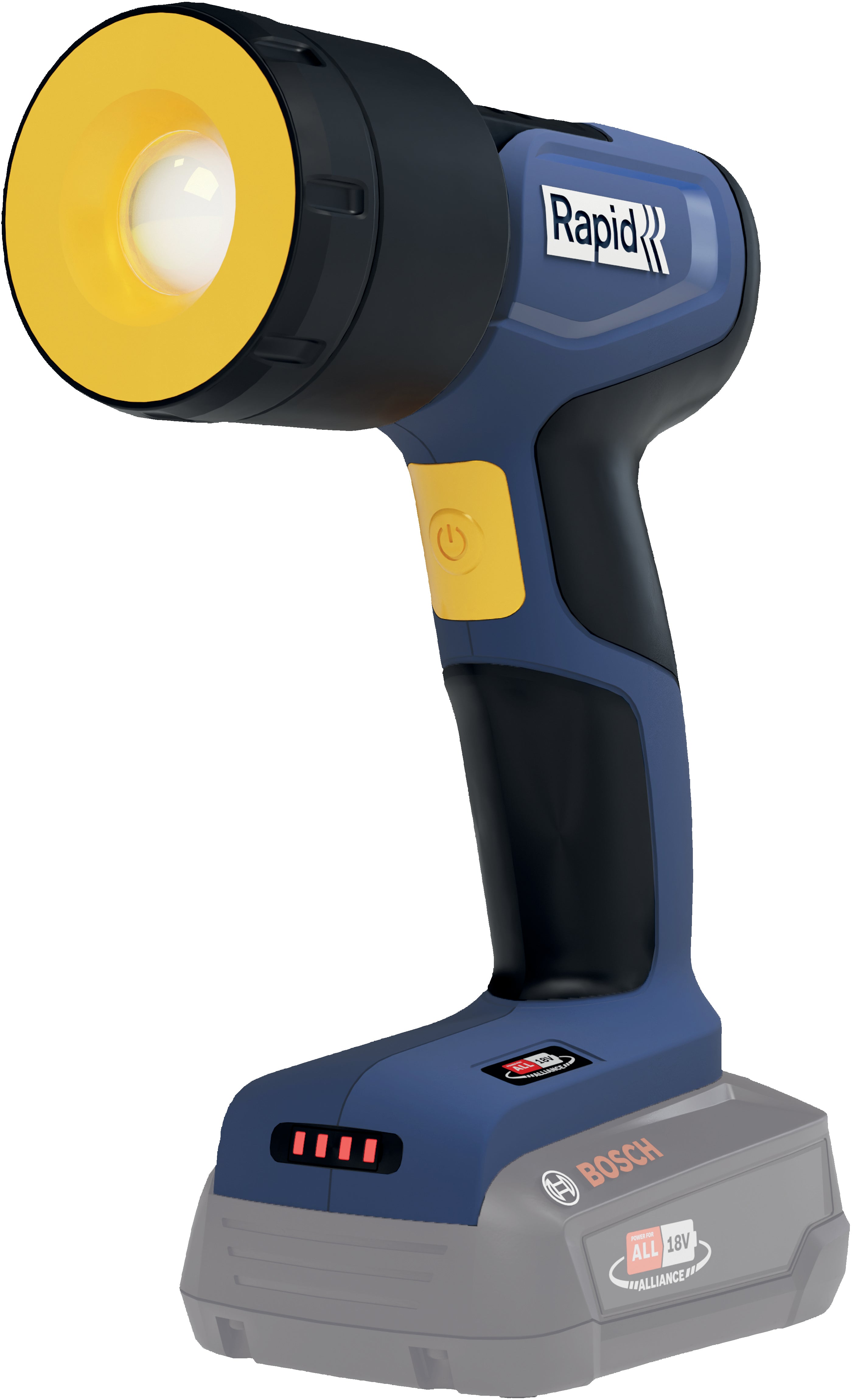 Rapid Arbeitsleuchte BWL290 – 290 lm, 18 V Akku, dimmbar, IP20 – Blau