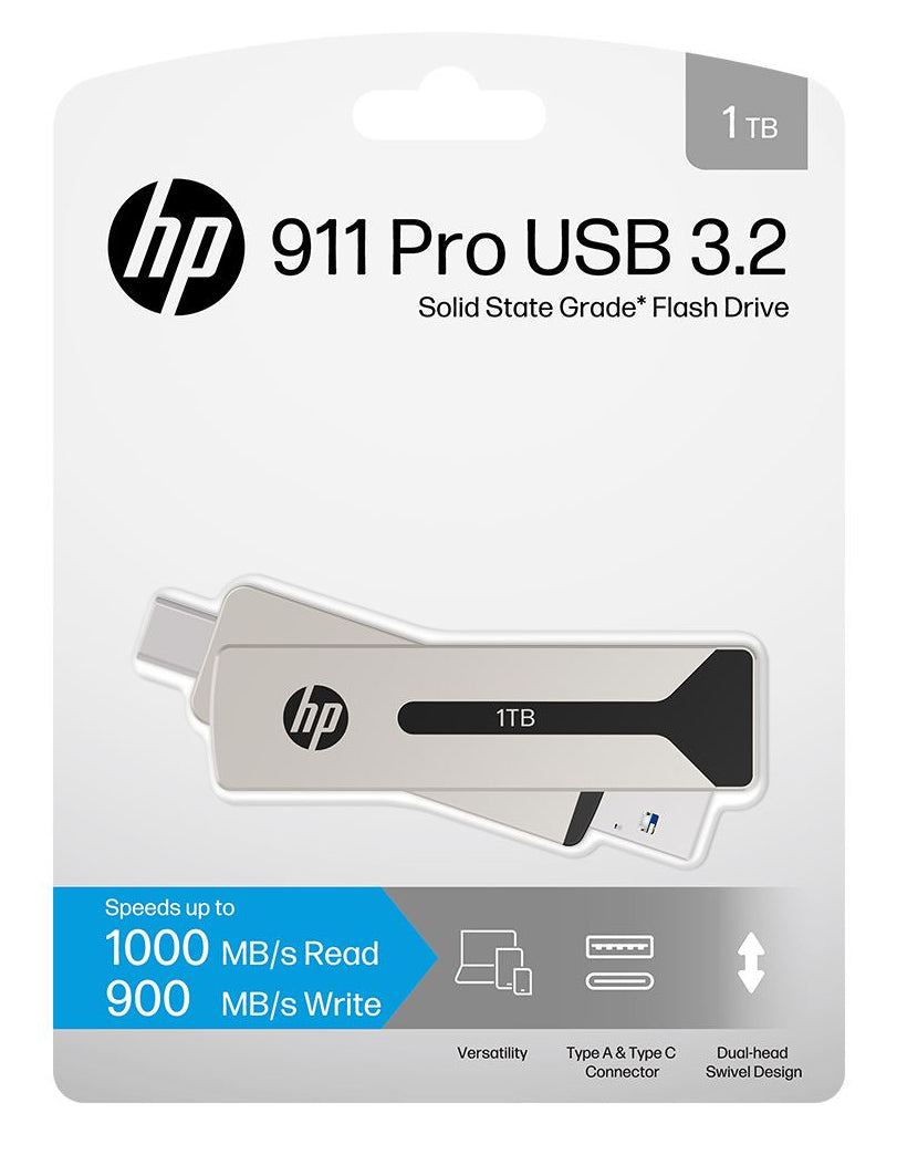 PNY 911 Pro – 256 GB, USB-C & Typ-A, USB 3.2 Gen 2, 1 000 MB/s Lesen, 900 MB/s Schreiben