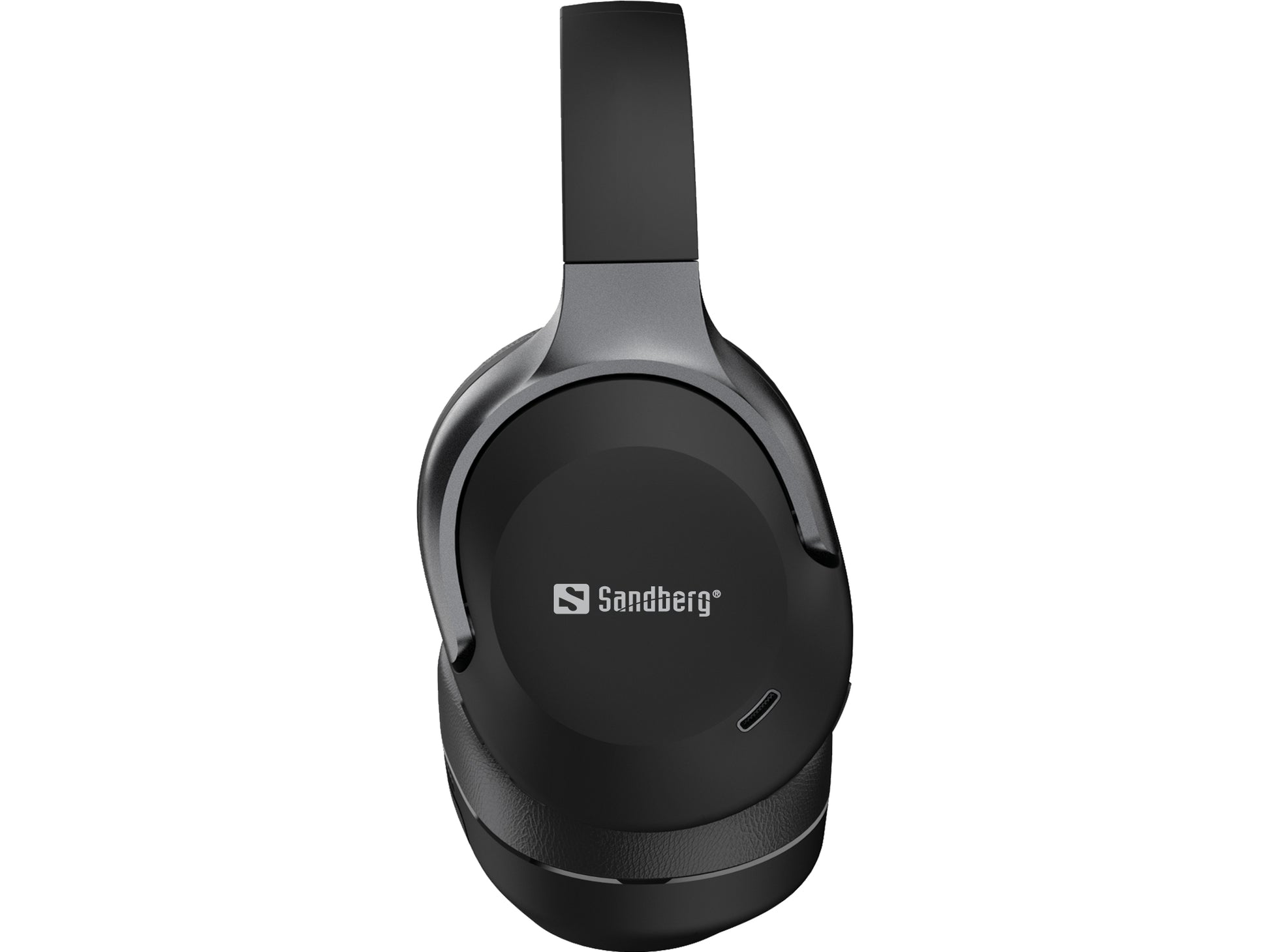 Sandberg Wireless Travel Headset Over-Ear Kopfhörer – Stereo, BT 6.0, ANC, Schwarz