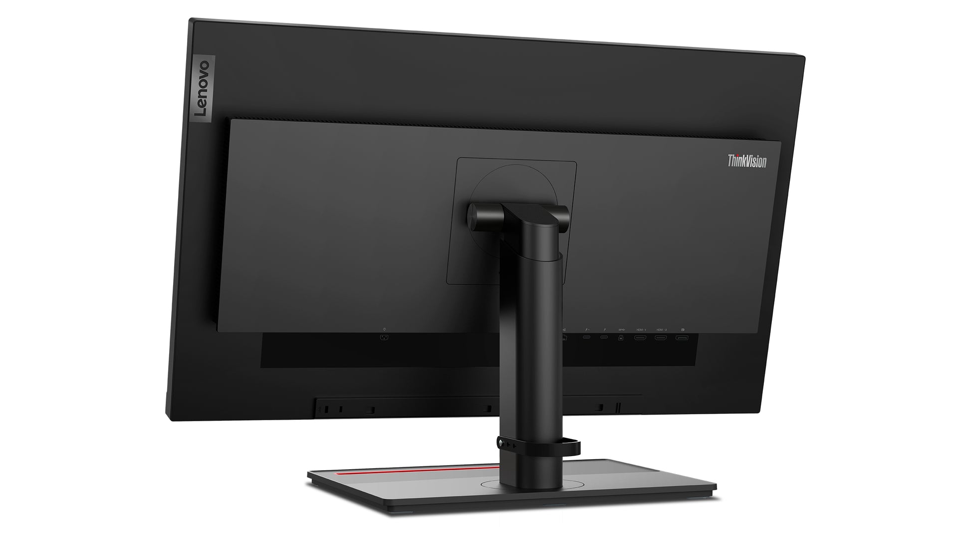 Lenovo ThinkVision P27u-20 – Monitor, 27", IPS, 60 Hz, 450 cd/m², Webcam, KVM, USB-C, VESA 100 × 100, Schwarz
