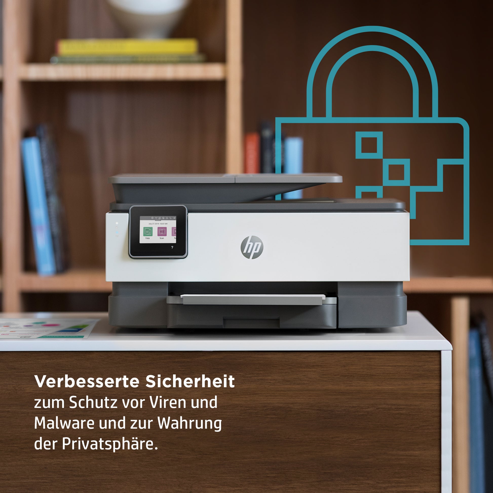 HP OFFICEJET PRO 8024E – Farbtintenstrahl-Multifunktionsdrucker, A4, 4-in-1, Duplex, ADF, WLAN/LAN, AirPrint