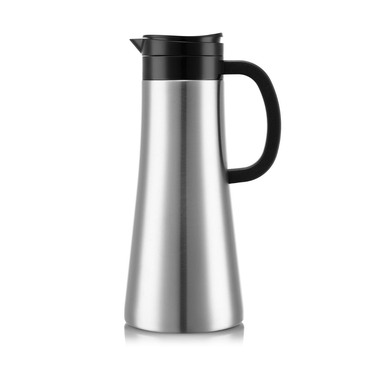 Bodum Thermoskanne Chambord – 1,1 l, Edelstahl, Silber, BPA-frei