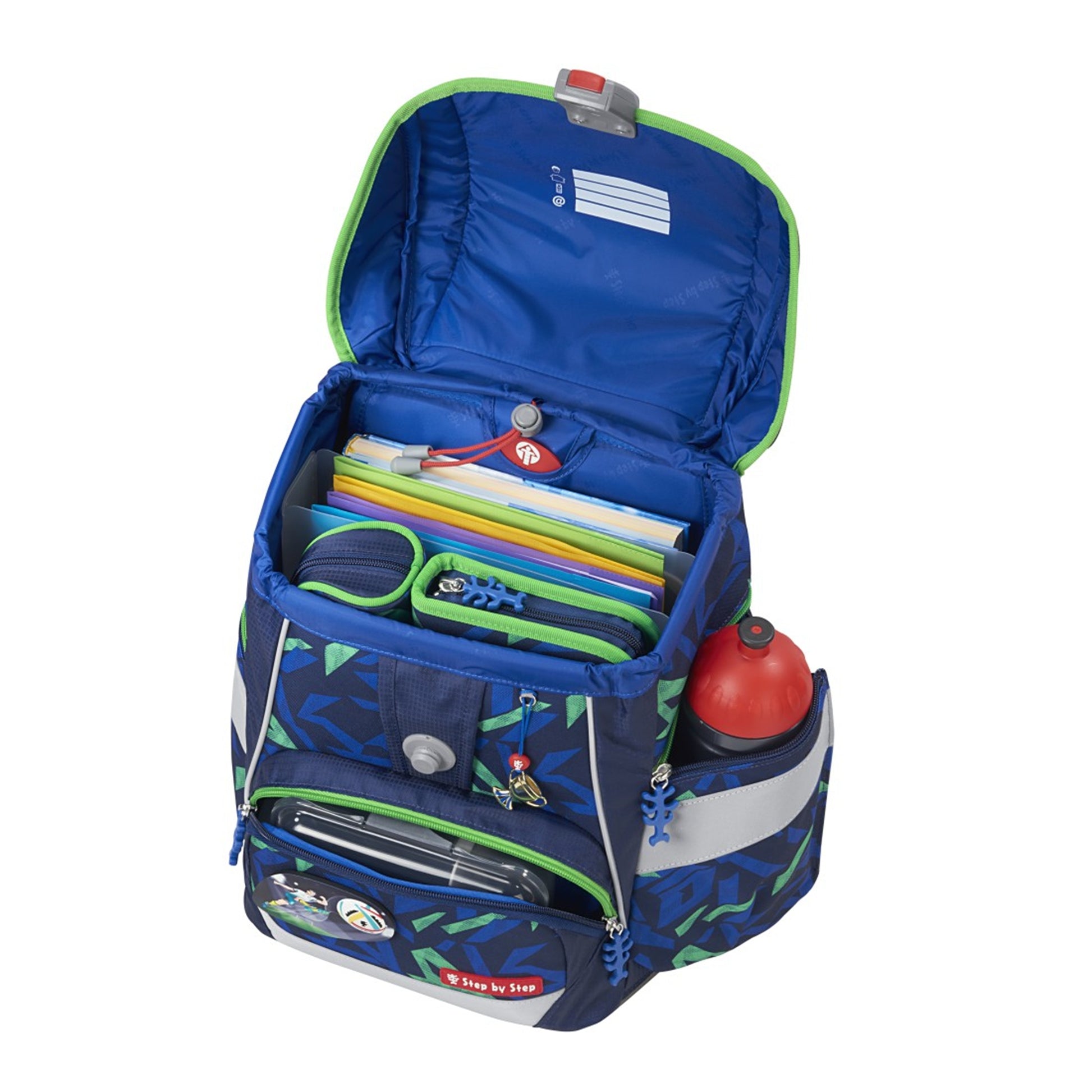 Step by Step Schulrucksack-Set 2in1 Plus – 6-teilig – Soccer Ben