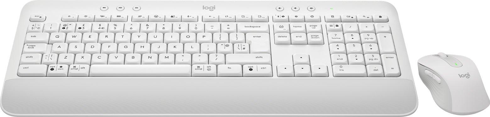 Logitech Signature MK650 – Tastatur, kabellos (Bluetooth), RU-Layout (RU), Grau