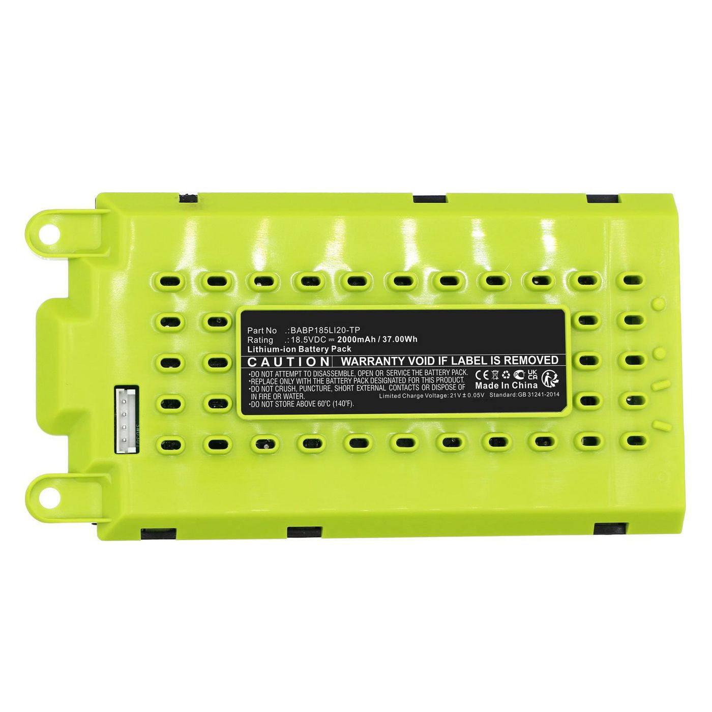 CoreParts Akku 18,5 V 2500 mAh 46,25 Wh – für Electrolux Staubsauger