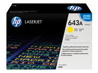 HP Toner 643A – Gelb, 10000 Seiten