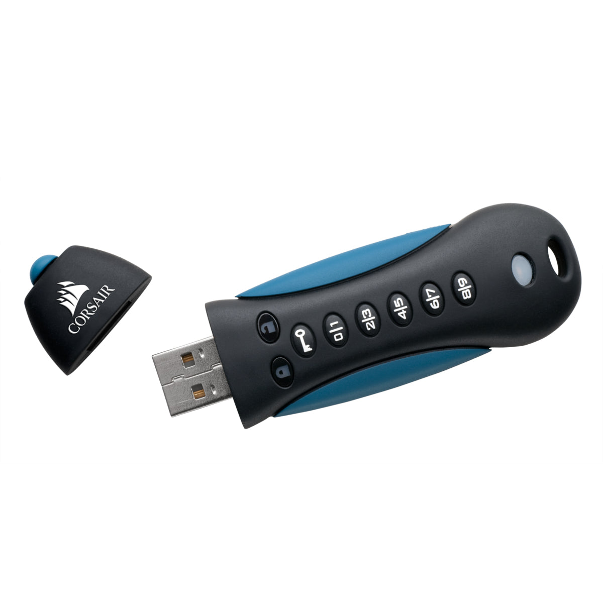 Corsair Padlock 3 256 GB (256-Bit-AES, PIN-Tastatur) – USB-Stick, USB 3.2 Gen 1 Typ-A