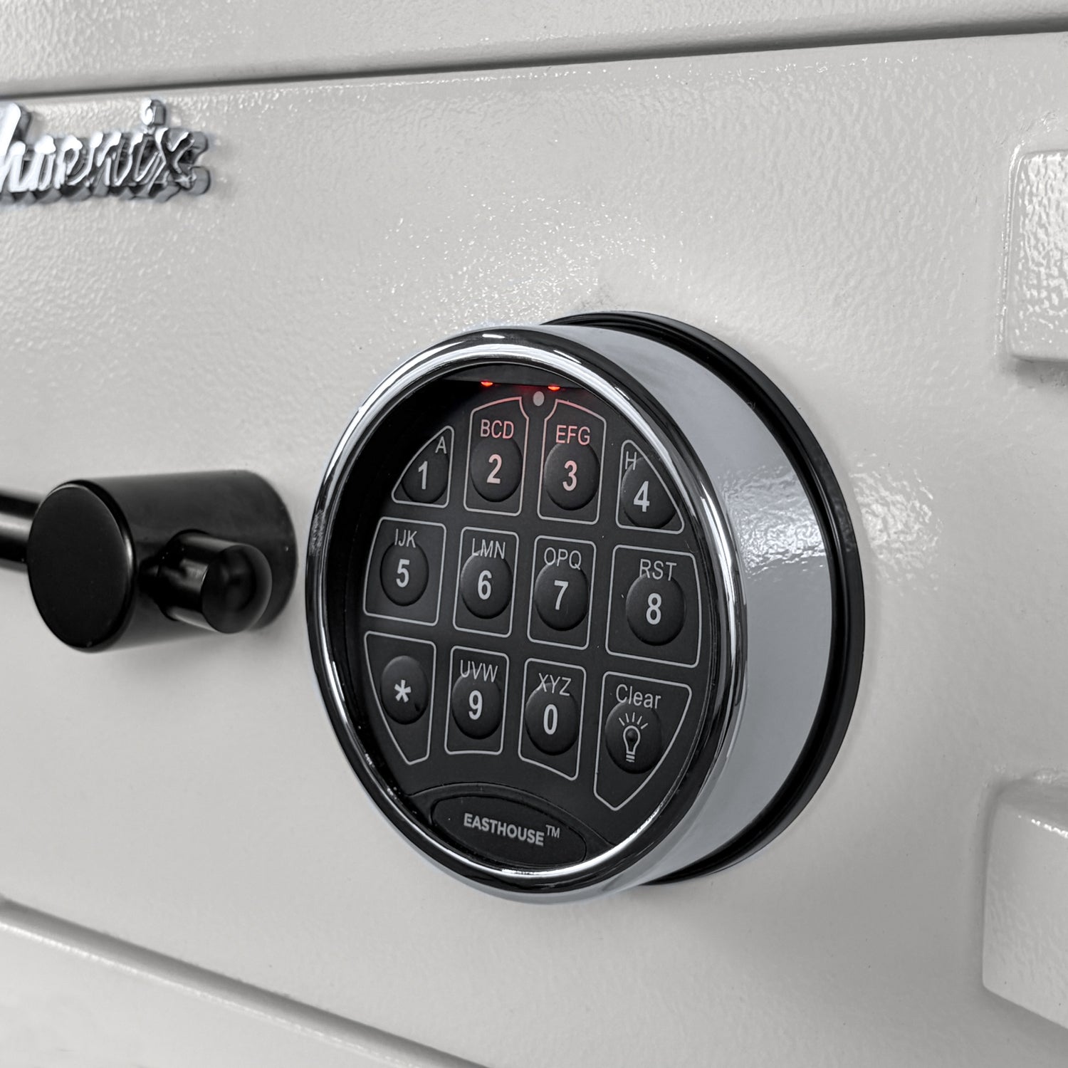 Phoenix Safe Co. Phoenix Tresor Fortress SS1451E – Elektronikschloss – 10 l – Bodenmontage – Weiss