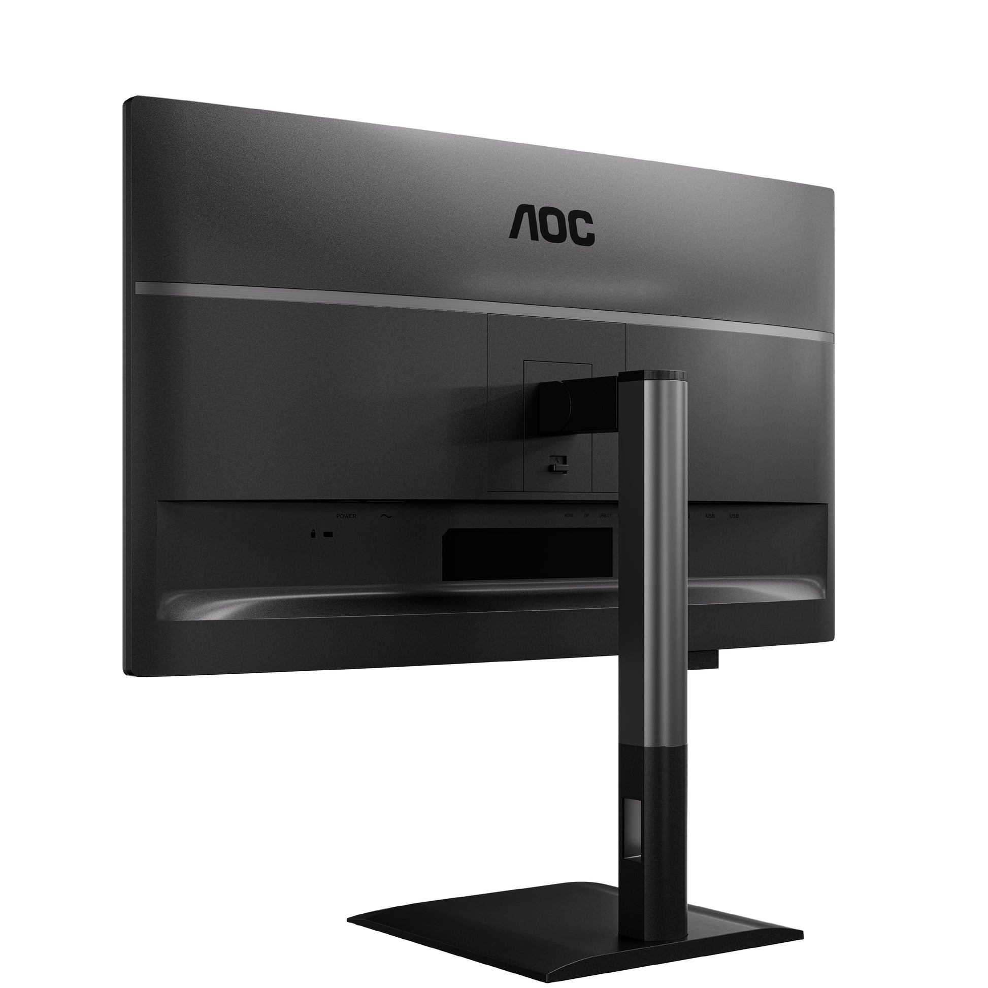 AOC Q27P4CV – Monitor, 27", 2560 × 1440 (WQHD), IPS, 120 Hz, USB-C, KVM, Lautsprecher, VESA 100 × 100, Schwarz