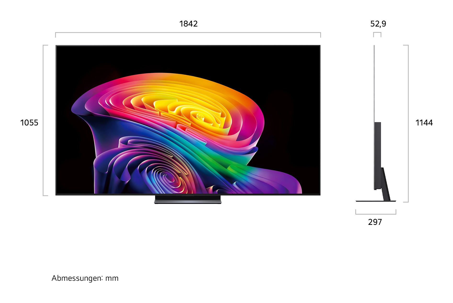 LG OLED83C67LA – 83" TV – 4K UHD – OLED – webOS 26 – 120 Hz