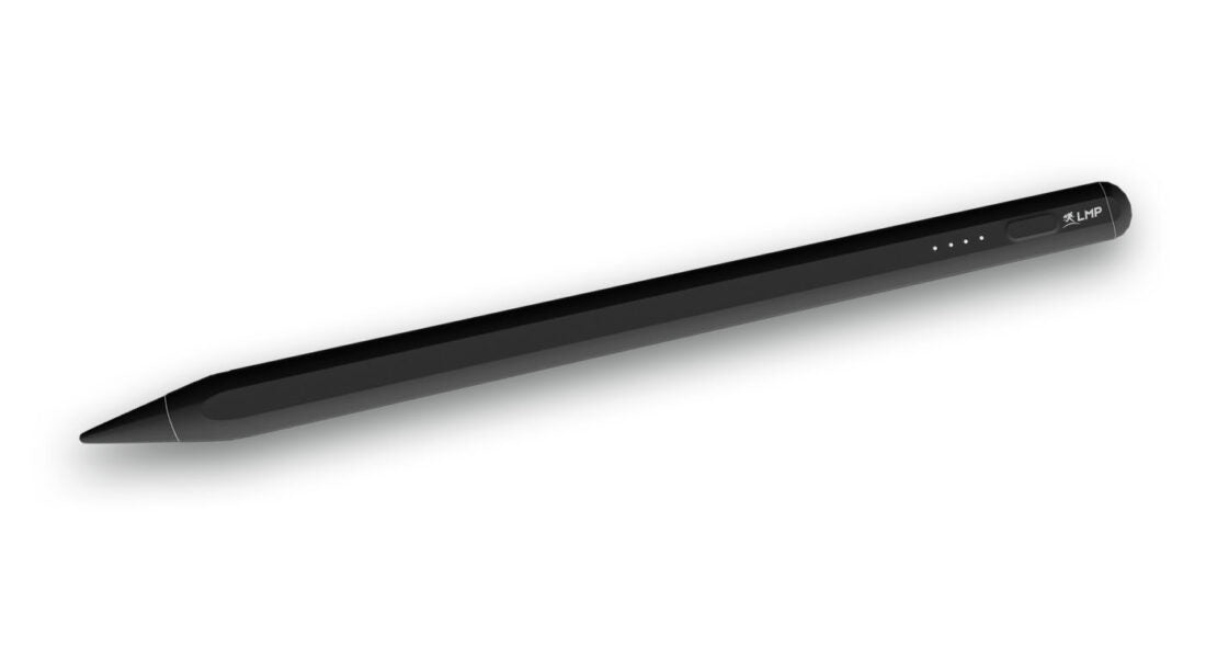 LMP Eingabestift für iPad Pro 12,9" (4. Gen./2020) – mit USB-C-Ladekabel, 140 mAh – Schwarz