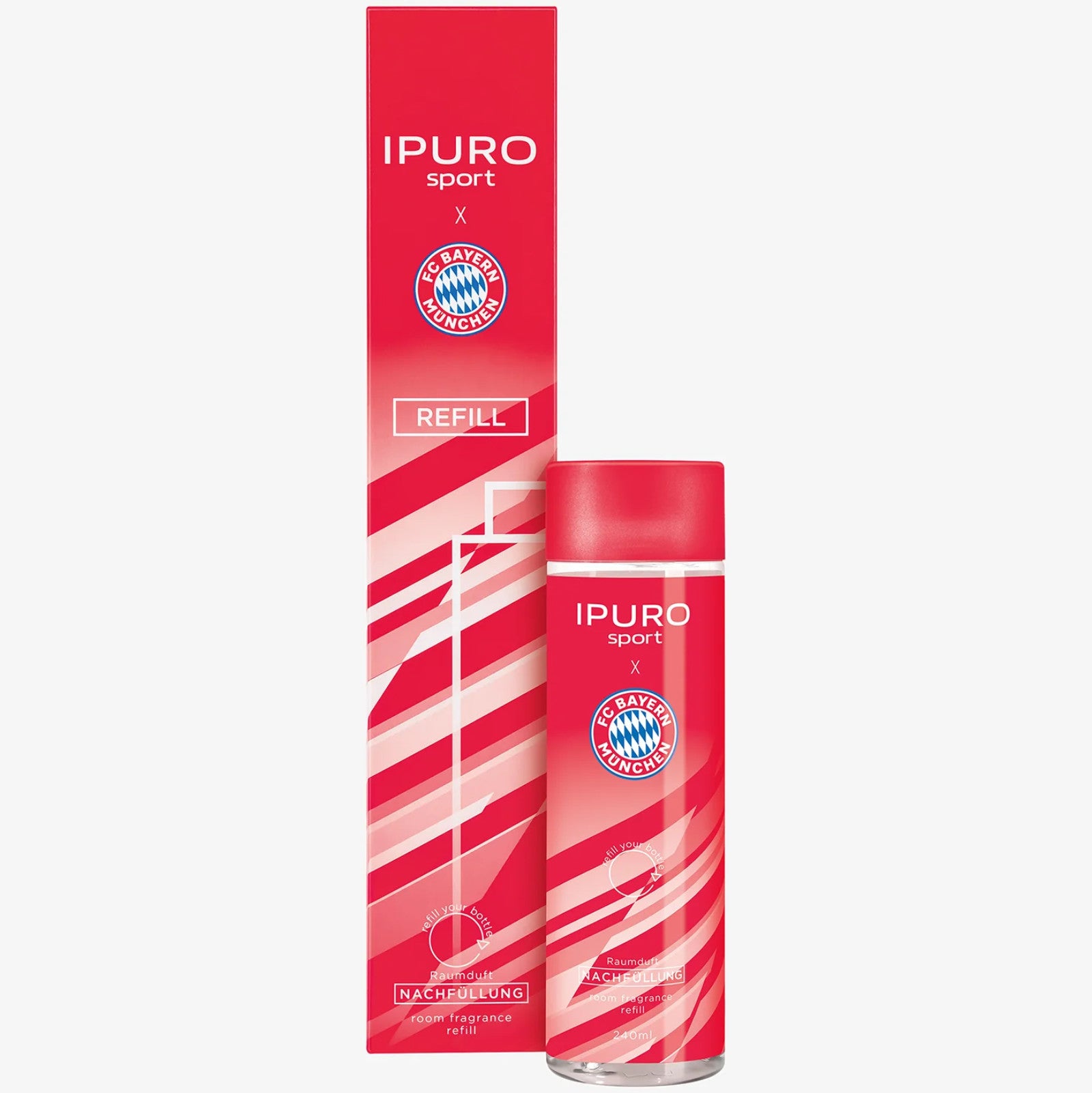 ipuro Nachfüllung für Duftstäbchen, FC Bayern München, 240 ml