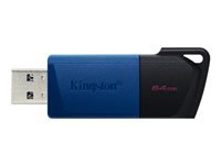 Kingston Technology Kingston DT Exodia M USB-Stick – 64 GB, USB 3.2 Gen 1, Schwarz/Blau