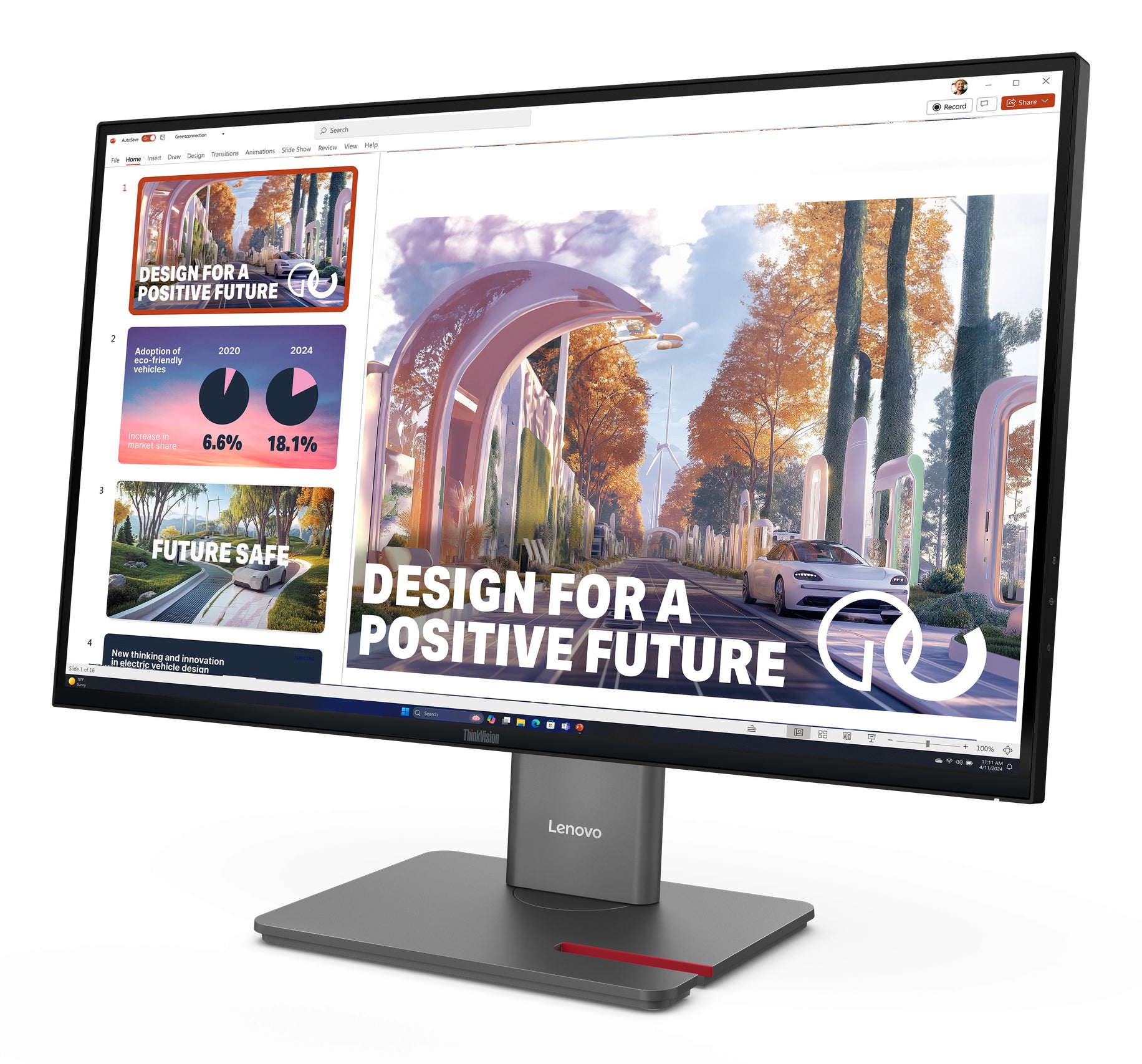 Lenovo ThinkVision P27q-40 LED Monitor, 27", 2560 × 1440 (WQHD)