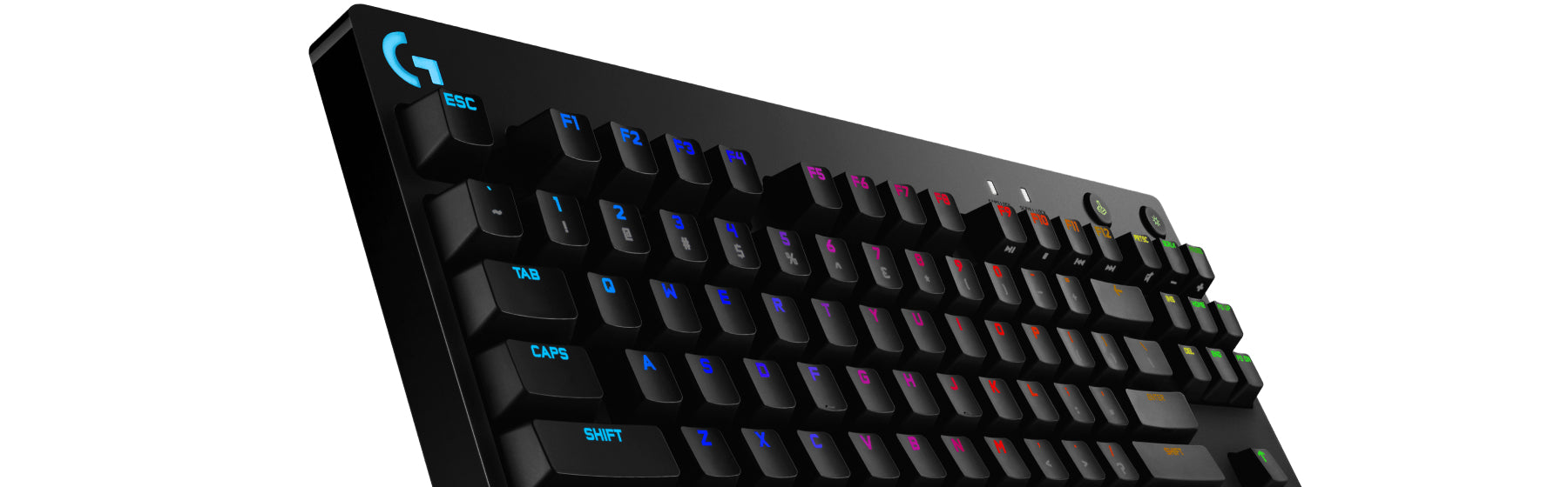 Logitech G Pro Tastatur TKL - Mechanisch, RGB - Kabelgebunden, USB - QWERTY (UK-INT) - Schwarz