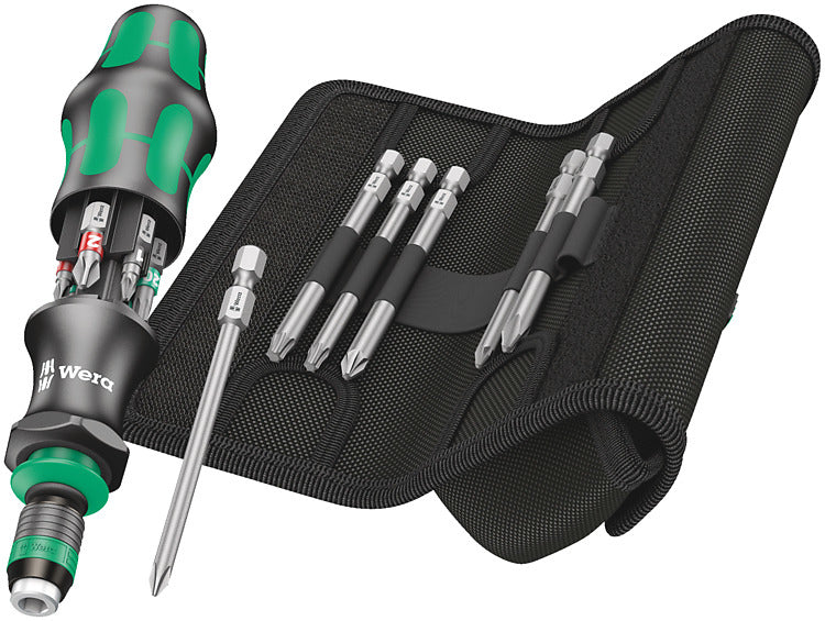 Wera Schraubendreher-Bit-Set Kraftform Kompakt 20 – 13 Bits – Antrieb 1/4" – 05051017001