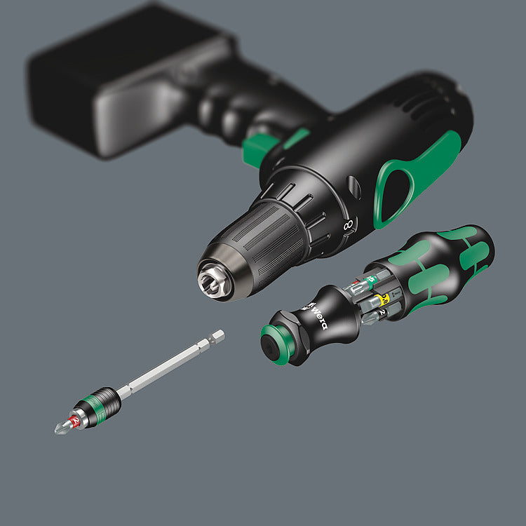 Wera Schraubendreher-Bit-Set Kraftform Kompakt 20 – 13 Bits – Antrieb 1/4" – 05051017001